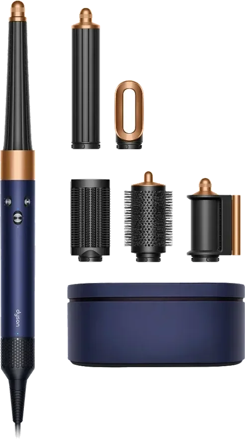 Dyson Airwrap I.d. Liso + Ondulado Con Bolso De Viaje Prussian Blue/copper (imagen ilustrativa)