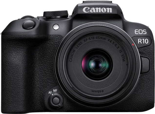 Canon R10 Kit 18 45 (imagen ilustrativa)