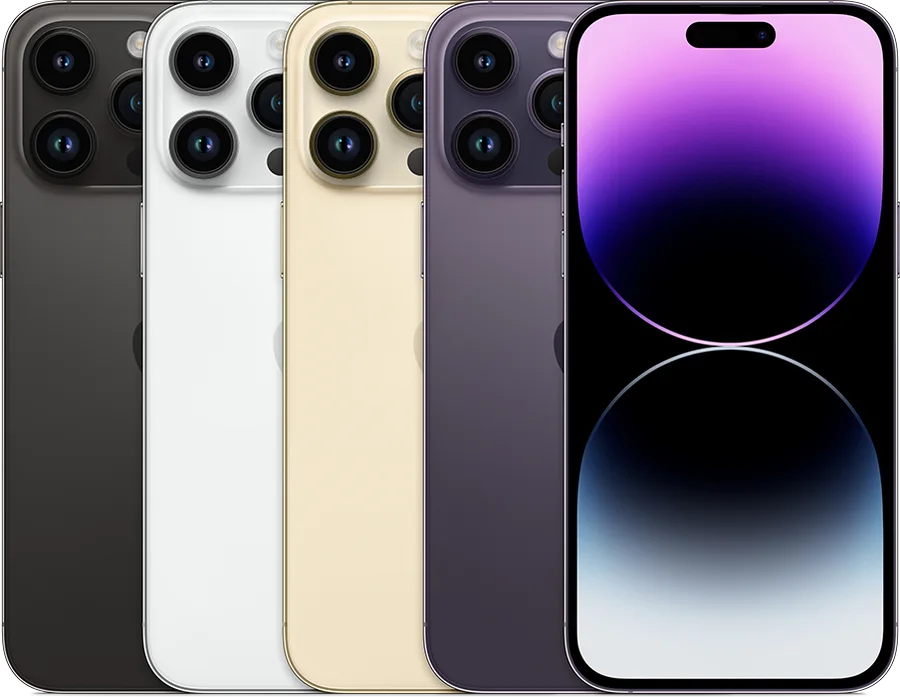 iPhone 14 Pro Max 128GB Black / Purple Batería Tester (imagen ilustrativa)