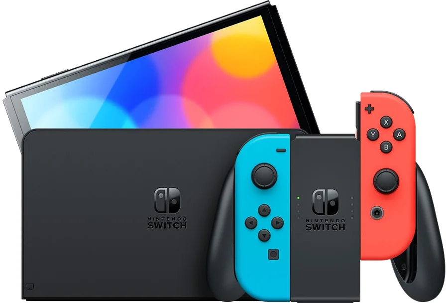Nintendo Switch Oled 64GB Neon (imagen ilustrativa)