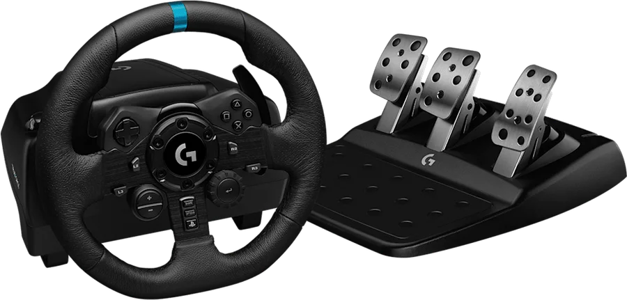 Logitech G923 Volante + Pedalera (imagen ilustrativa)